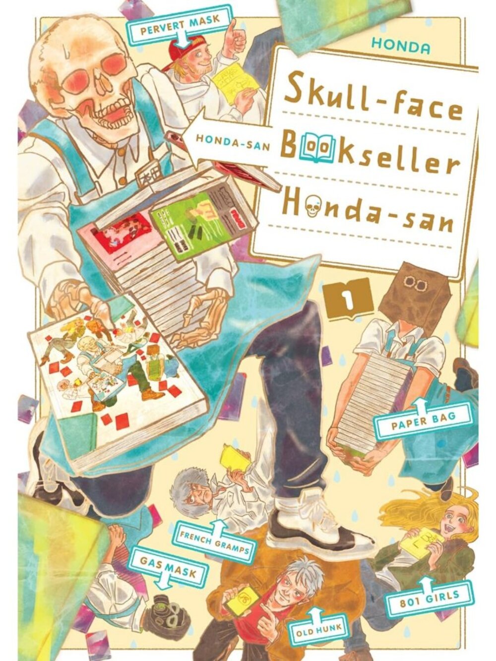 Skull-Face Bookseller Manga Volume 1 - Unique Art, Engaging Story, Collector's